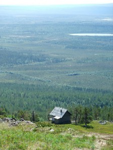 Mökki keskellä ei mitään takaa rauhoittumisen lomalla (Kuva: Henry Hagnäs CC BY 2.0)