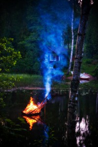 Juhannus on yksi suosituimpia mökkeilyaikoja (Kuva: Pekka Vainio CC BY 2.0)